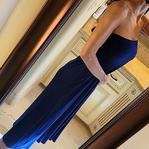 A. Byer Navy Flowy Skirt/Dress, S - Picture 14 of 16